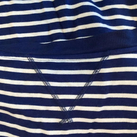 Tommy Hilfiger Women's Blue and White Striped Tunic Size Medium Nautical - Picture 6 of 10